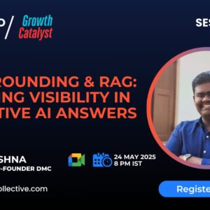 LLMs, Grounding & RAG : Optimizing Visibility in Generative AI Answers